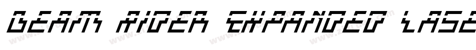Beam Rider Expanded Laser字体转换